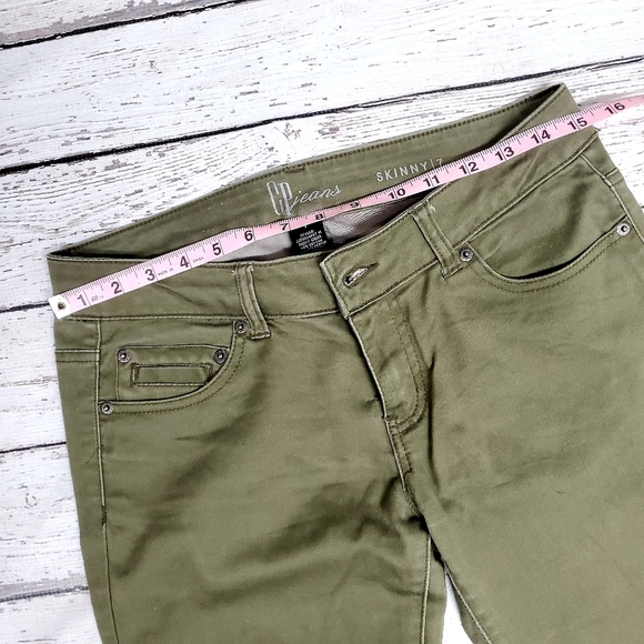 Gap Skinny Jeans Dusky Green size 7 - Picture 7 of 7